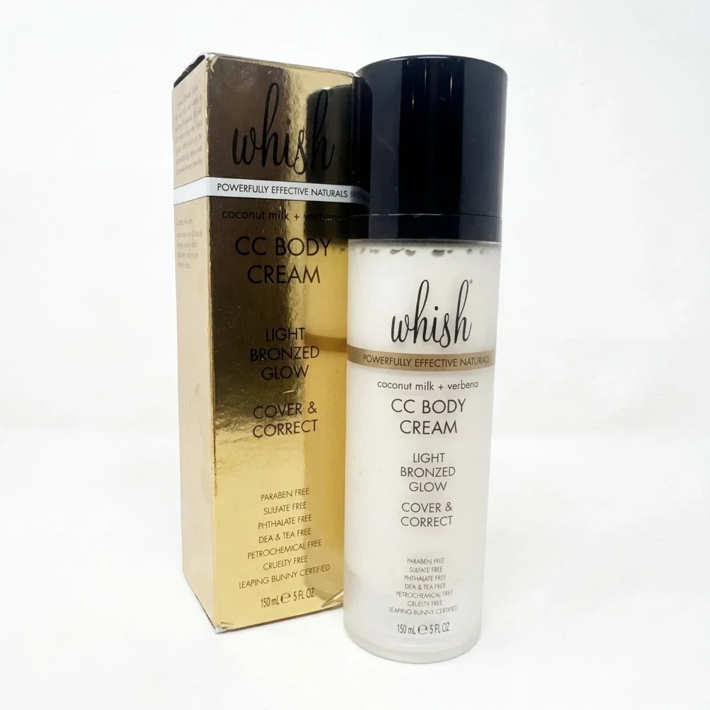 Whish Coconut Milk & Verbena CC Body Cream - Color Correcting Moisturizer